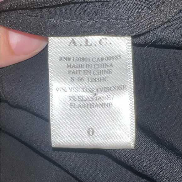 A.L.C. Black Trench Coat - Picture 5 of 5